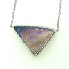 triangle purple pendant
