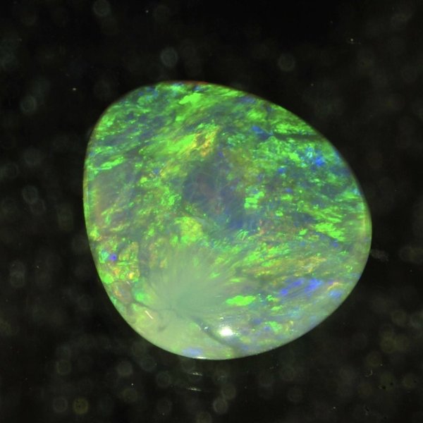 Bright green grey opal