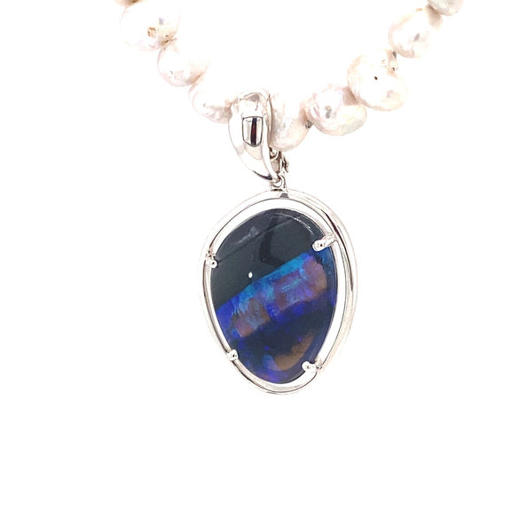 Blue striped opal Pearl Enhancer